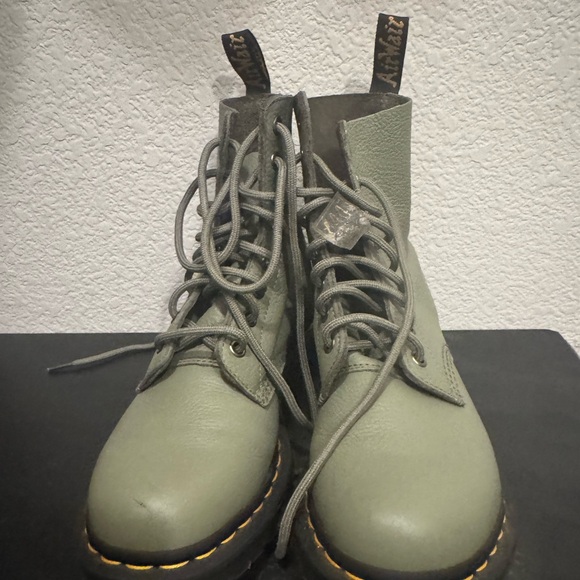 Dr. Martens Olive Combat Boots - Picture 6 of 11